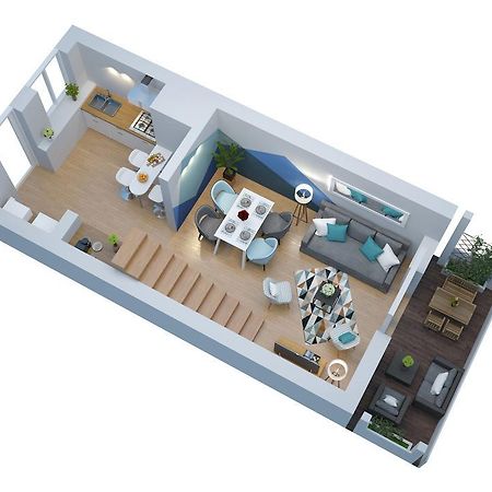 Апартаменты Free Parking - Self Checkin - Wifi - Panoramique Terrasse - Duplex Saint Jean - SuperБордо Экстерьер фото